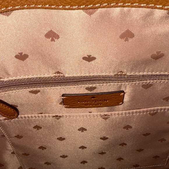 Kate Spade Tan Leather Backpack - Picture 6 of 9